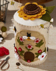 Spellbinders - Summer Felt Stitch & Create Collection - Dies - Felt Floral Beehive-ScrapbookPal