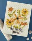 Spellbinders - Tabbed Classic Collection - 3D Embossing Folder & Dies - Thank You Bouquet-ScrapbookPal