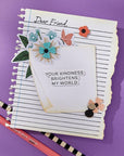 Spellbinders - Take Note Collection - Dies - Torn Paper Edges-ScrapbookPal