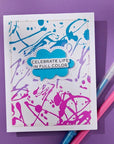 Spellbinders - Take Note Collection - Press Plates - Memo Splatter-ScrapbookPal