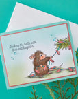 Spellbinders - Tangled Collection - Cling Stamps - Smitten with Mittens-ScrapbookPal