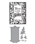 Spellbinders - The Wonder of Oz Collection - Press Plate & Dies - Wonder of Oz Frame & Tag-ScrapbookPal