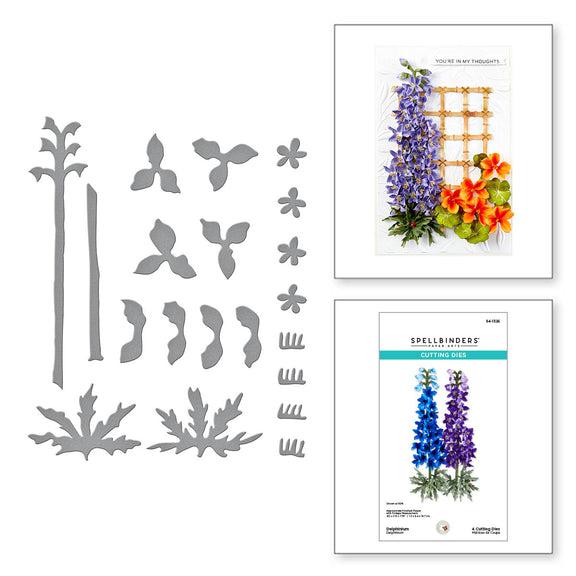Spellbinders - Through the Arbor Garden - Dies - Delphinium-ScrapbookPal