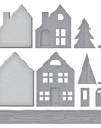 Spellbinders - Timeless Trees Collection - Dies - Mantle Village-ScrapbookPal