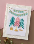 Spellbinders - Timeless Trees Collection - Dies - Whimsical Bottle Brush Trees-ScrapbookPal