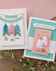 Spellbinders - Timeless Trees Collection - Dies - Whimsical Bottle Brush Trees-ScrapbookPal