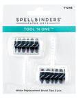 Spellbinders - Tool 'n One - White - Replacement Brush Set-ScrapbookPal