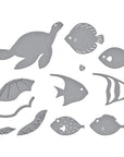 Spellbinders - Tunnel Scapes Collection - Dies - Underwater Marine Life-ScrapbookPal