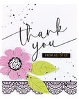Spellbinders - Vivid Expressions Collection - Press Plates - Sweeping Script Sentiments-ScrapbookPal