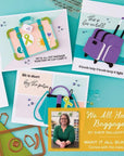 Spellbinders - We All Have Baggage Collection - Carry It Together Class Kit - Papers & Embellisments-ScrapbookPal