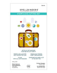 Spellbinders - We All Have Baggage Collection - Clear Stamps & Dies - Retro Suitcase and Sentiments-ScrapbookPal