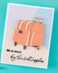 Spellbinders - We All Have Baggage Collection - Dies - Rolling Craft Tote-ScrapbookPal