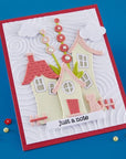 Spellbinders - Whimsical Village Collection - Clear Stamps - Whimsical Wishes-ScrapbookPal