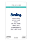 Spellbinders - Wildflowers Collection - Clear Stamps & Dies - Sending Smiles Sentiments-ScrapbookPal