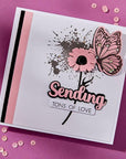 Spellbinders - Wildflowers Collection - Clear Stamps & Dies - Sending Smiles Sentiments-ScrapbookPal