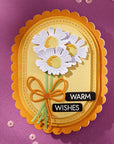 Spellbinders - Wildflowers Collection - Dies - Scallop and Stitched Edge Ovals-ScrapbookPal