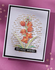 Spellbinders - Wildflowers Collection - Press Plates - Script Text-ScrapbookPal