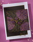 Spellbinders - Wildflowers Collection - Press Plates - Script Text-ScrapbookPal