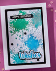 Spellbinders - Wildflowers Collection - Press Plates - Splatters-ScrapbookPal