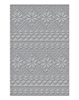 Spellbinders - Winter Tales Collection - Embossing Folder - Ski Lodge-ScrapbookPal