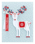 Spellbinders - Winter Tales Collection - Embossing Folder - Ski Lodge-ScrapbookPal