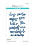 Spellbinders - Woodland Tales Collection - Dies - Woodland Tales Sentiments-ScrapbookPal