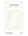 Spellbinders - Yana's Blooms Collection - Glimmer Hot Foil Plate - Diagonal Glimmer Stripes-ScrapbookPal
