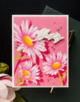 Spellbinders - Yana's Daisies Collection - Press Plates & Dies - Crafty Hugs Sentiments-ScrapbookPal