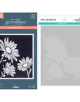 Spellbinders - Yana's Daisies Collection - Press Plates & Stencils - Daisy Trio-ScrapbookPal