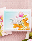 Spellbinders - Yana's Tulips Collection - Letterpress + Foil Plate - Tulips and Daffodils-ScrapbookPal