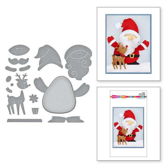 Stampendous - Holiday Hugs Collection - Dies - Santa Hugs-ScrapbookPal