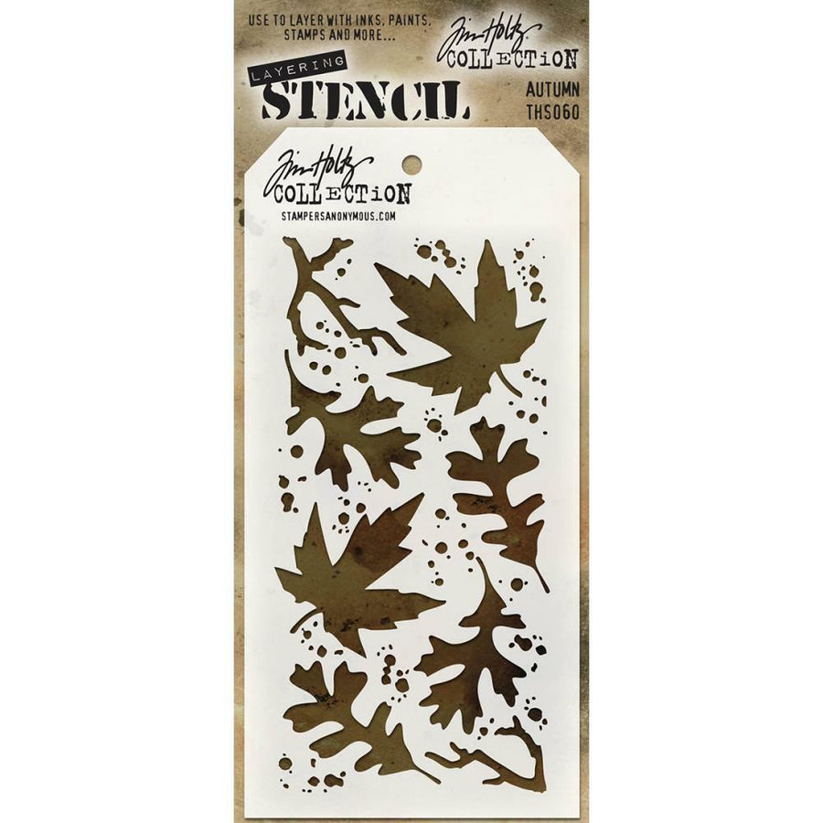 Stampers Anonymous - Tim Holtz Layered Stencil - Autumn-ScrapbookPal