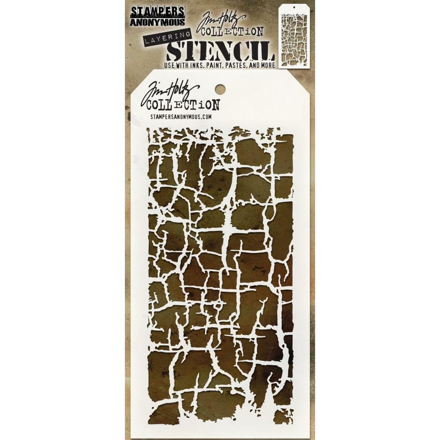Stampers Anonymous - Tim Holtz Layered Stencil - Decayed