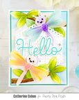 Pretty Pink Posh - Dies - Large Hello Shadow