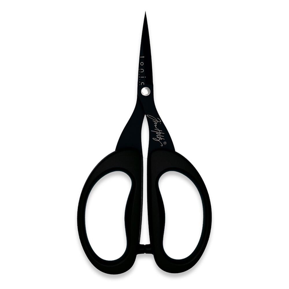 Tonic Studios - Tim Holtz - Non-Stick Micro Serrated Mini Snips - 5"-ScrapbookPal