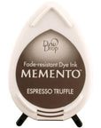 Tsukineko - Memento Dew Drop Dye Inkpad - Espresso Truffle-ScrapbookPal