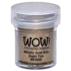 WOW! - Embossing Powder - Super Fine - Metallic Gold Rich-ScrapbookPal