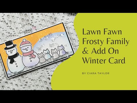 Lawn Fawn - Coloring Stencils - Frosty Family – ScrapbookPal