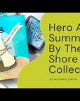 Hero Arts - Summer By The Shore Collection - Letterpress + Foil Plate - Scattered Shells
