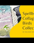 Spellbinders - Collaged Birds Collection - Registration Press Plates & Dies - Collaged Birds