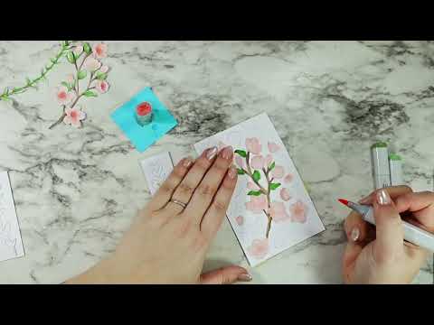 Honey Bee Stamps - Honey Cuts - Lovely Layers: Cherry Blossom