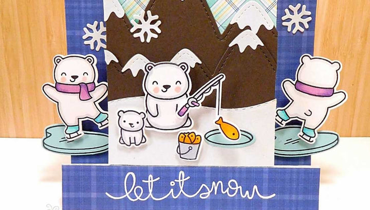 Wonderful Winter Bear Card by Kathy Schweinfurth