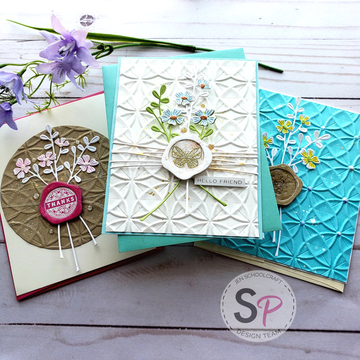 Spellbinders Faux Wax Seals and Sealed Blooms