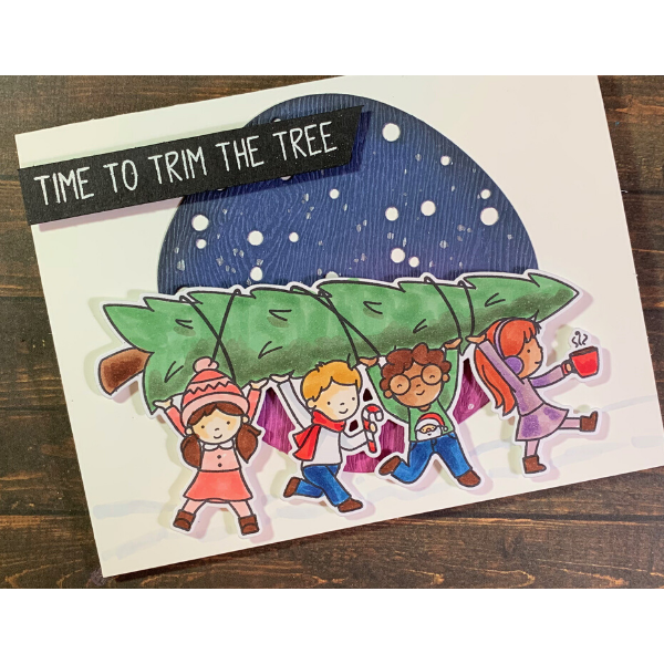 Trim The Tree Card