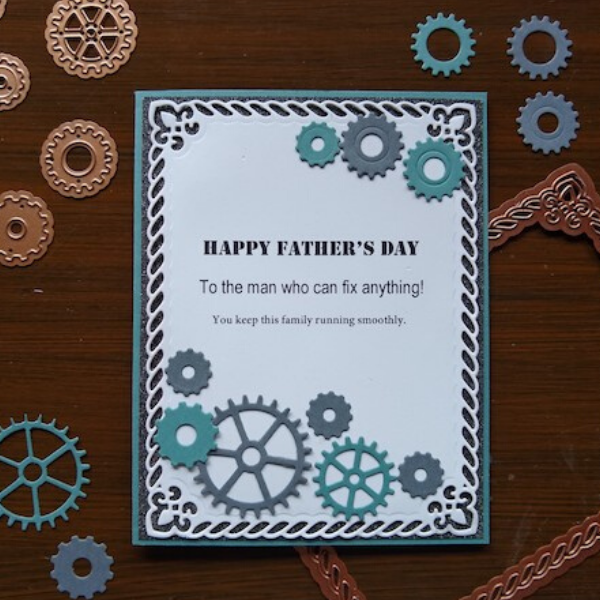 Spellbinders Father's Day Card by Lena