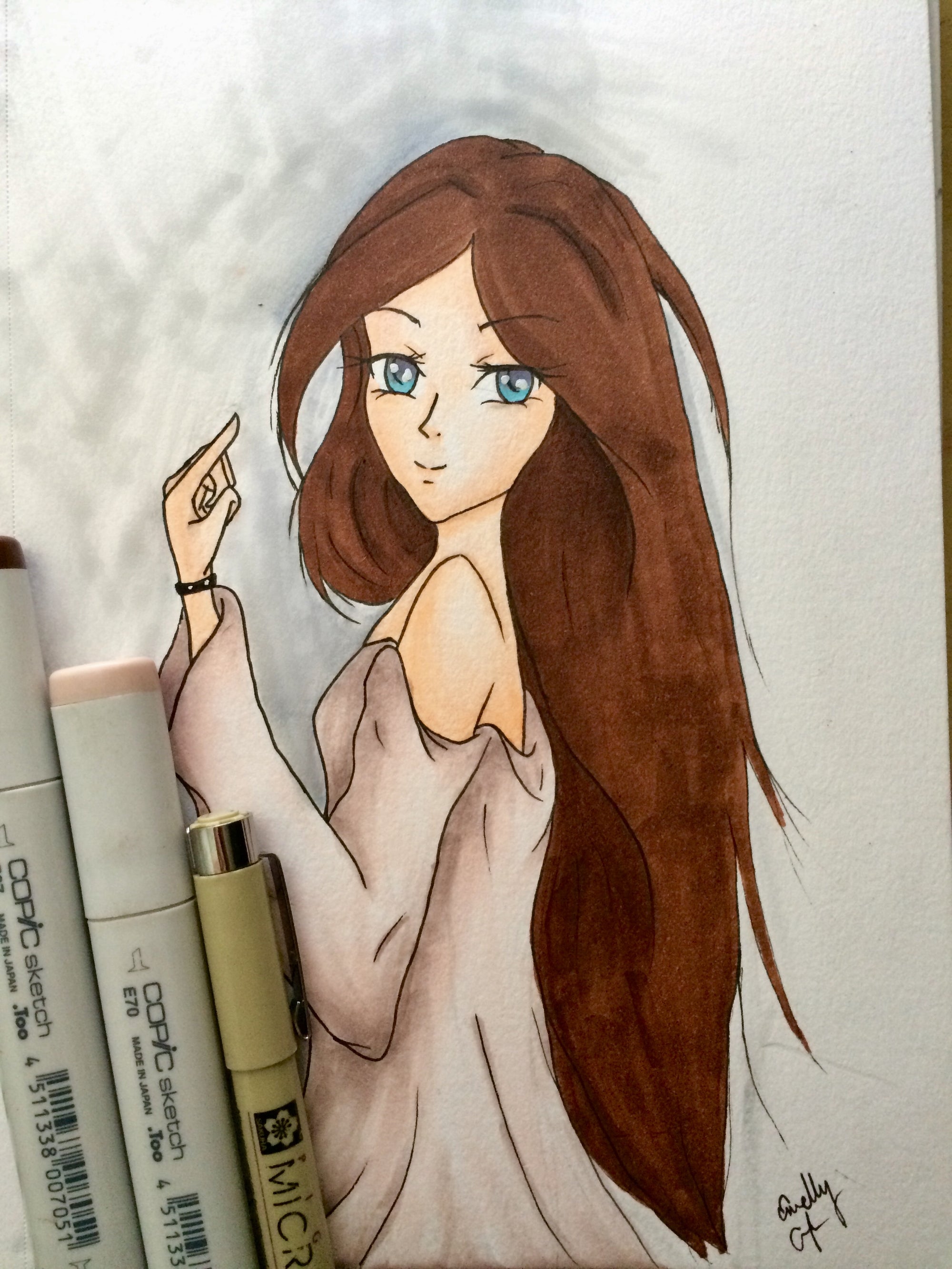 Simple Shadows with Copic Markers by Emelly