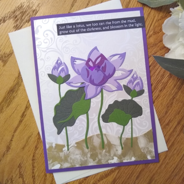 Sizzix Layered Flower Card by Lena