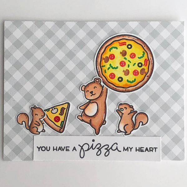 Lawn Fawn You Have Pizza My Heart by Claire