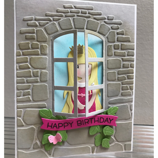 Princess Tower Birthday Card by Kay