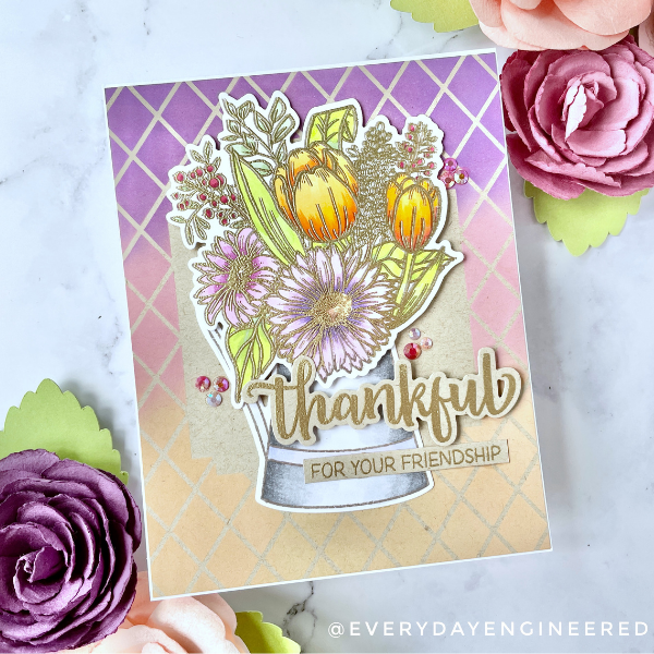 Farm Fresh Floral Card by Farhana